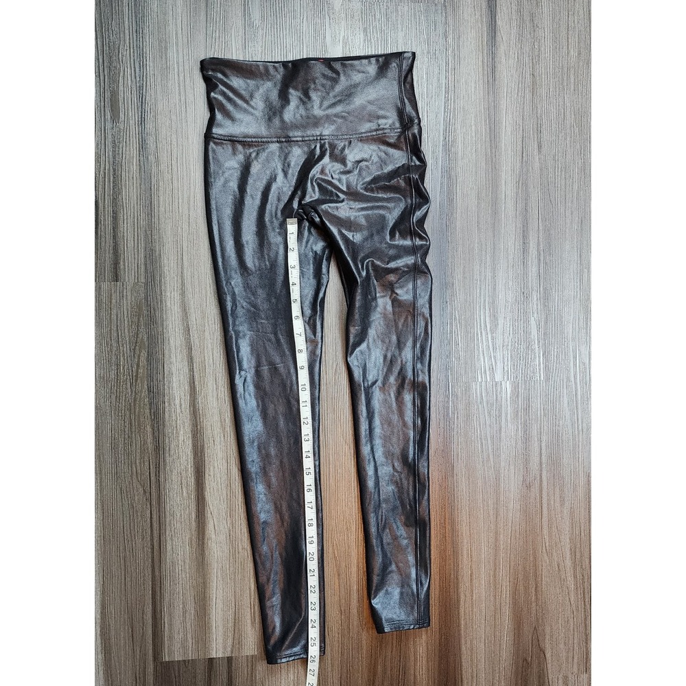 Spanx Leggings Faux Leather Leggings Black Color Size Medium - Picture 4 of 5